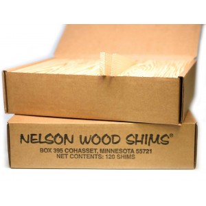 Nelson Wooden Shims -120 pieces per box