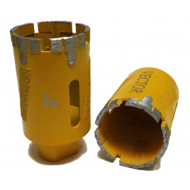 Vector Dry Core Bit Yellow 2"  (Turbo Segment Dry Core Bit)