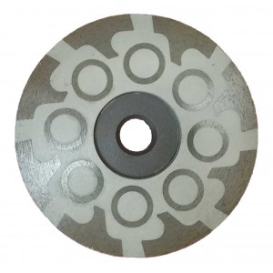 Vector Echo 4" Cup Wheel Resin Filled with Circle Pattern Fine