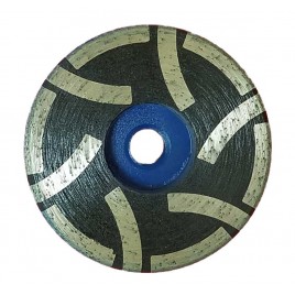 Vector Plus 4" Cup Wheel Resin Filled Course Blue
