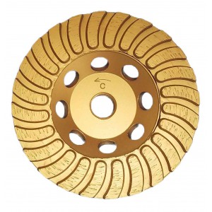 Vector Echo 4" Cup Wheel Coarse Gold