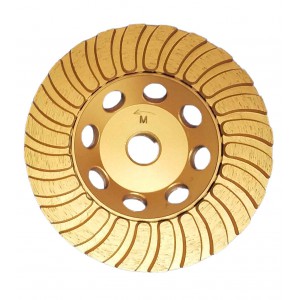 Vector Echo 4" Cup Wheel Medium Gold