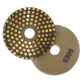 Vector Vitrified Polishing Pads with Velcro 30 Grit