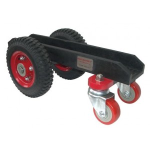 Abaco 4 Wheel Slab Dolly with Black Rubber