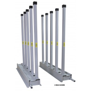 Groves Bundle Rack- includes (2) 5' Rails and (10) 2" Square Tube Posts (4-W60)
