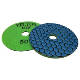 Vector Echo Dry Polishing Pads 4 Inch 50 Grit