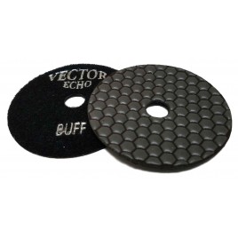 Vector Echo Dry Polishing Pads 4 Inch Black Buff