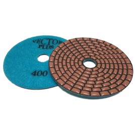 Vector Plus Dry Polishing Pads 4 Inch Rectangle 400 Grit