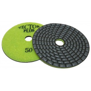Vector Plus Dry Polishing Pads 4 Inch Rectangle 50 Grit