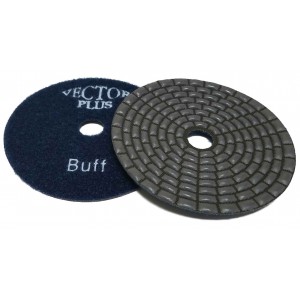 Vector Plus Dry Polishing Pads 4 Inch Rectangle Black Buff