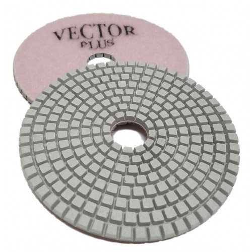 Vector Plus Wet Pads for Engineered Stone - 4"